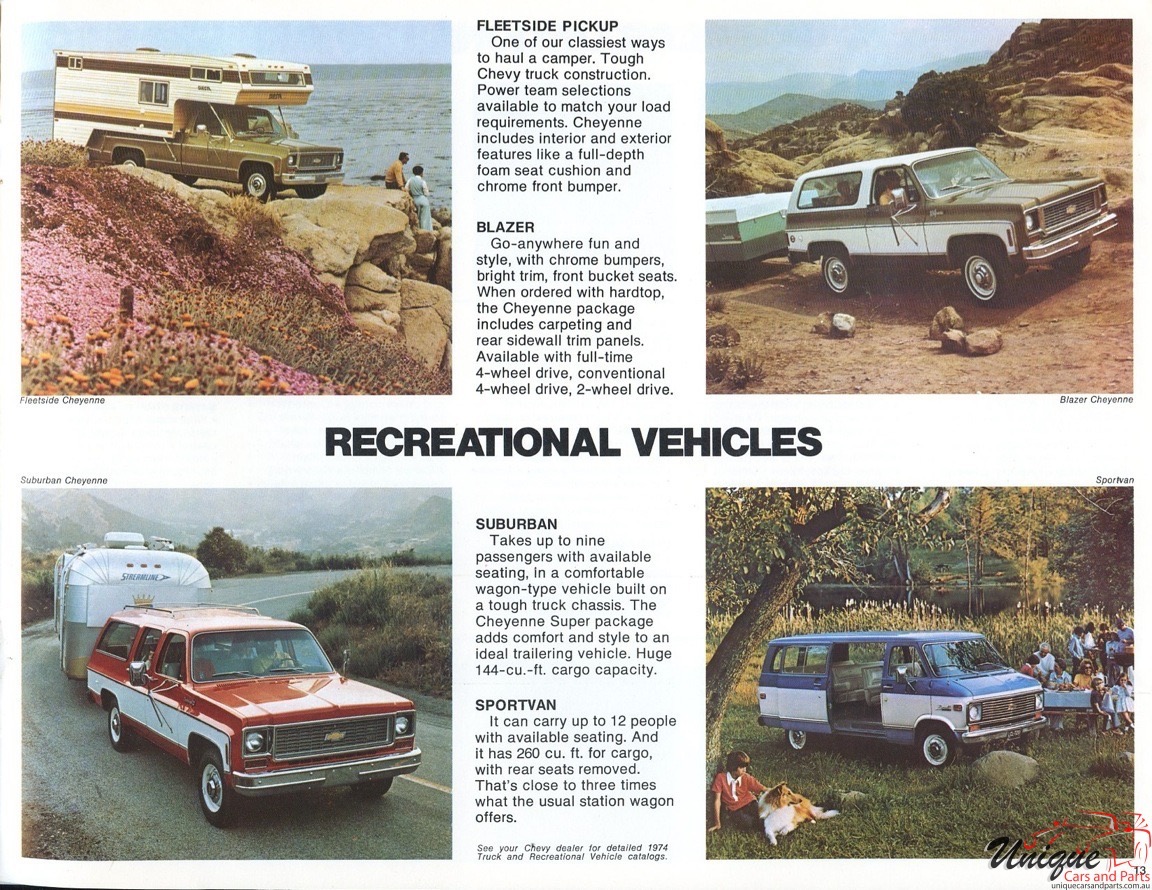 1974 Chevrolet Full-Line Brochure Page 11